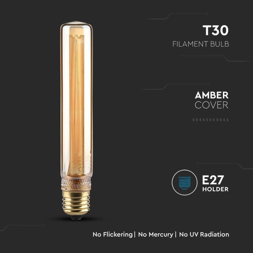 Bombilla LED FILAMENT T30 E27/2W/230V 1800K Art Edition