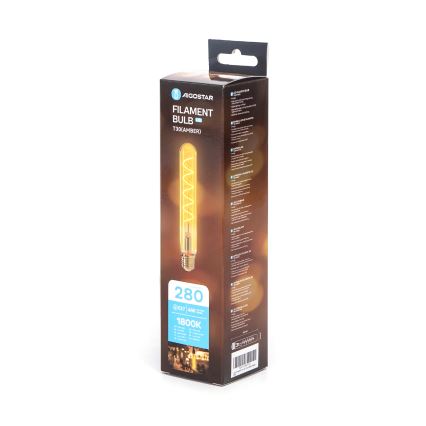 Bombilla LED FILAMENT T30 E27/4W/230V 1800K - Aigostar