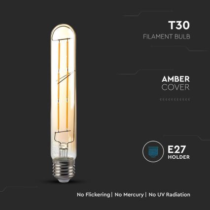 Bombilla LED FILAMENT T30 E27/6W/230V 2200K