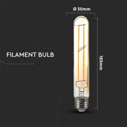 Bombilla LED FILAMENT T30 E27/6W/230V 2200K