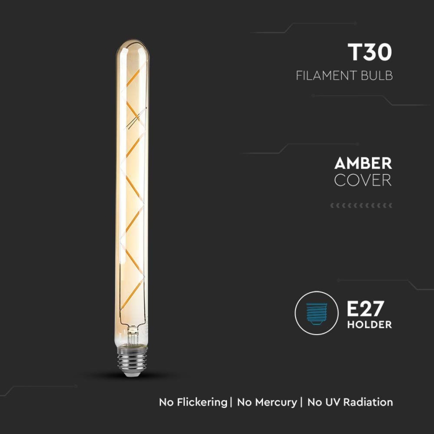 Bombilla LED FILAMENT T30 E27/7W/230V 2200K