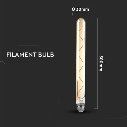 Bombilla LED FILAMENT T30 E27/7W/230V 2200K