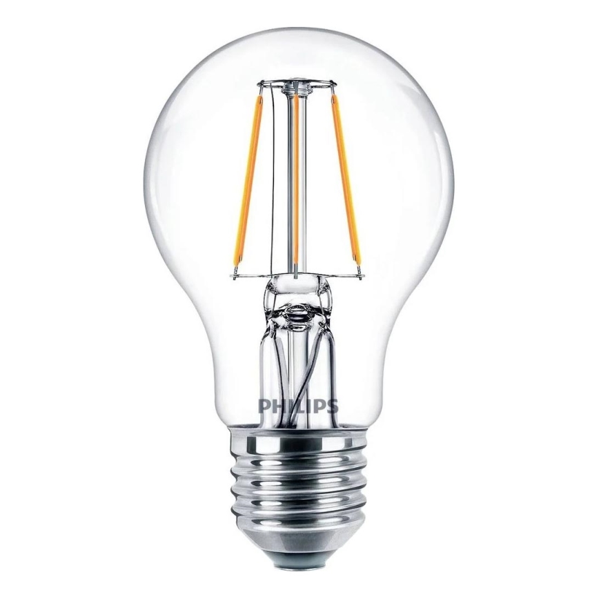 Bombilla LED FILAMENTO Philips E27/4,3W/230V 4000K