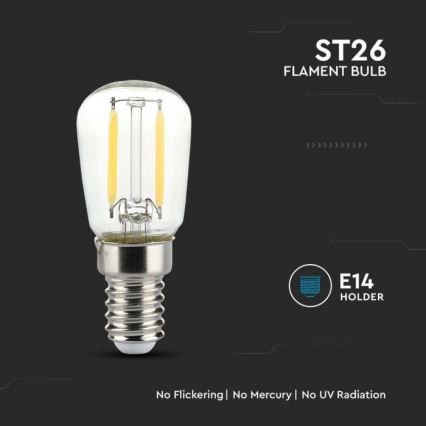 Bombilla LED Filamento ST26 E14/2W/230V 6500K