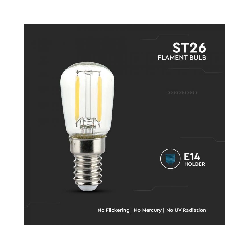 Bombilla LED Filamento ST26 E14/2W/230V 6500K