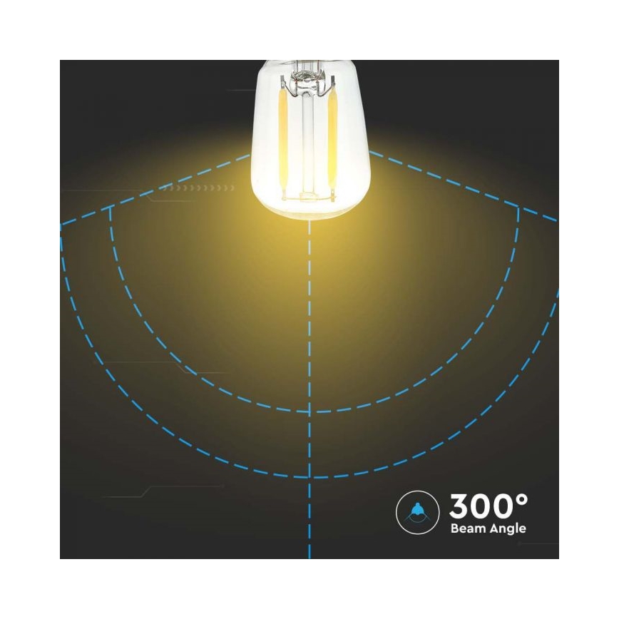 Bombilla LED Filamento ST26 E14/2W/230V 6500K