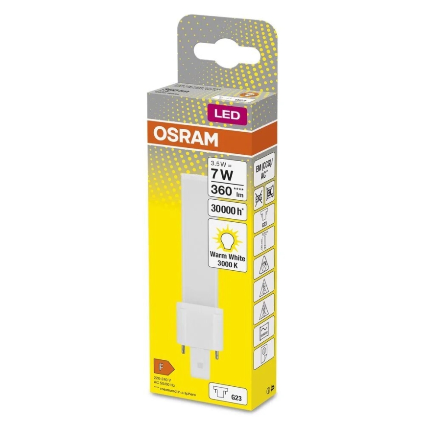Bombilla LED G23/3,5W/230V 3000K - Osram