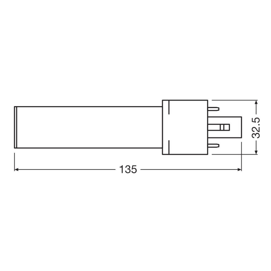 Bombilla LED G23/3,5W/230V 3000K - Osram