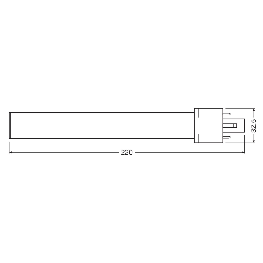Bombilla LED G23/6W/230V 3000K - Osram