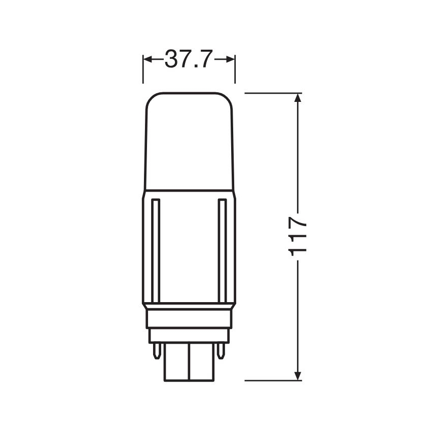 Bombilla LED G24d/7,5W/230V 4000K - Osram