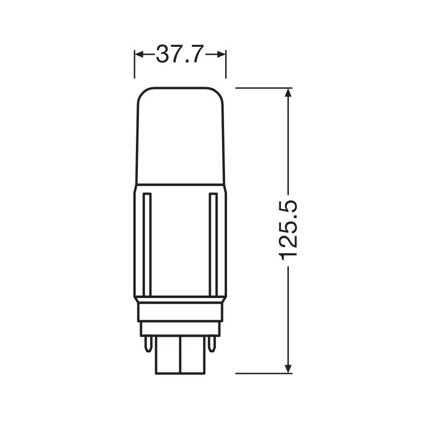 Bombilla LED G24d/9,5W/230V 4000K - Osram