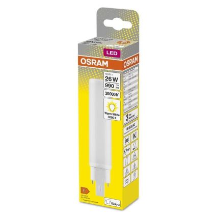 Bombilla LED G24q-3/10W/230V 3000K - Osram