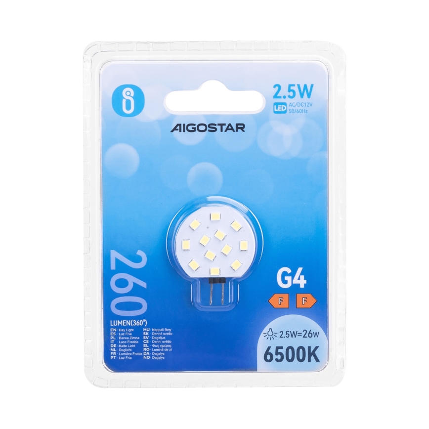 Bombilla LED G4/2,5W/12V 6500K - Aigostar
