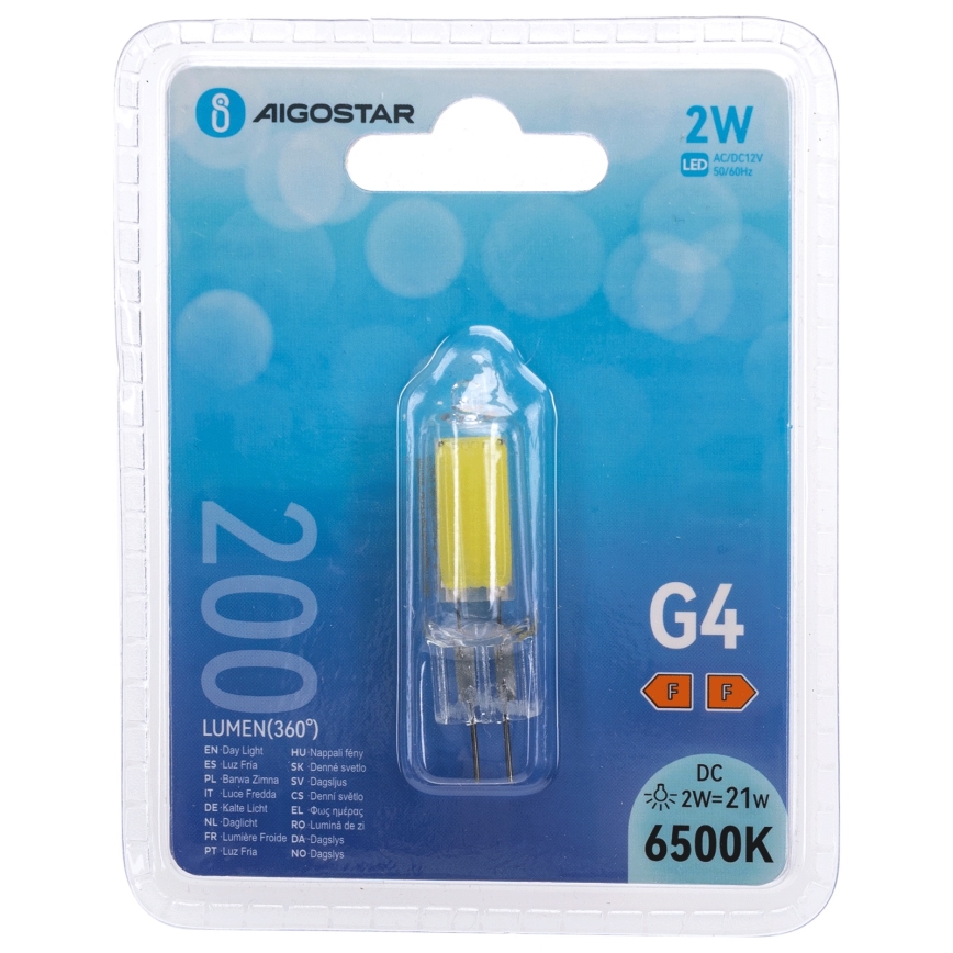 Bombilla LED G4/2W/12V 6500K - Aigostar
