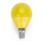 Bombilla LED G45 E14/4W/230V amarilla - Aigostar