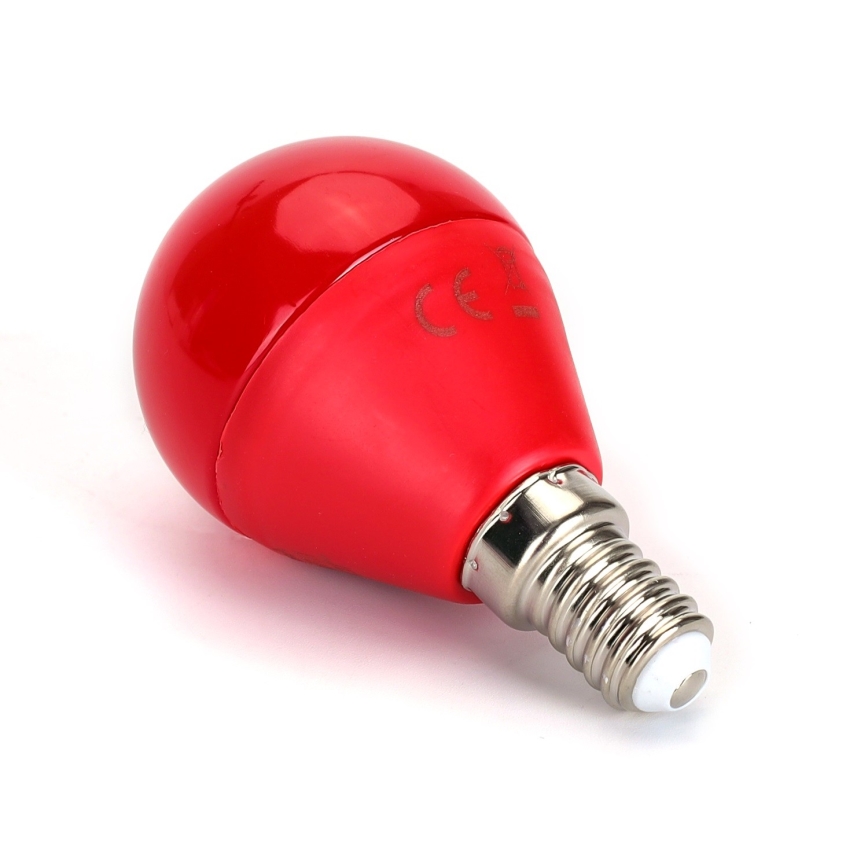 Bombilla LED G45 E14/4W/230V roja - Aigostar