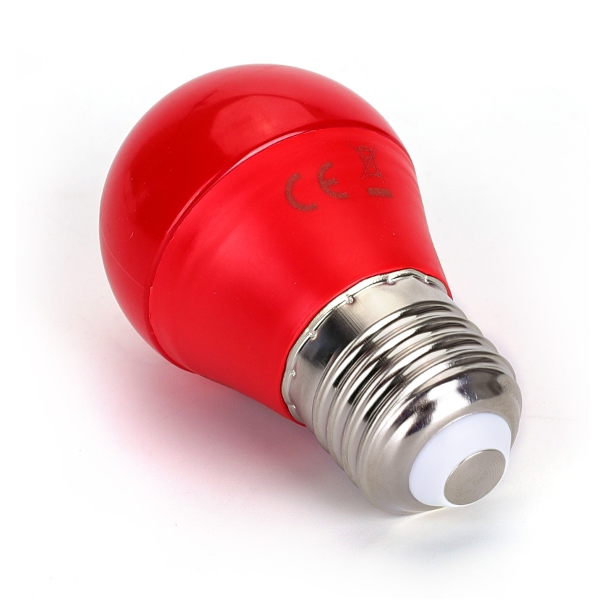 Bombilla LED G45 E27/4W/230V roja - Aigostar
