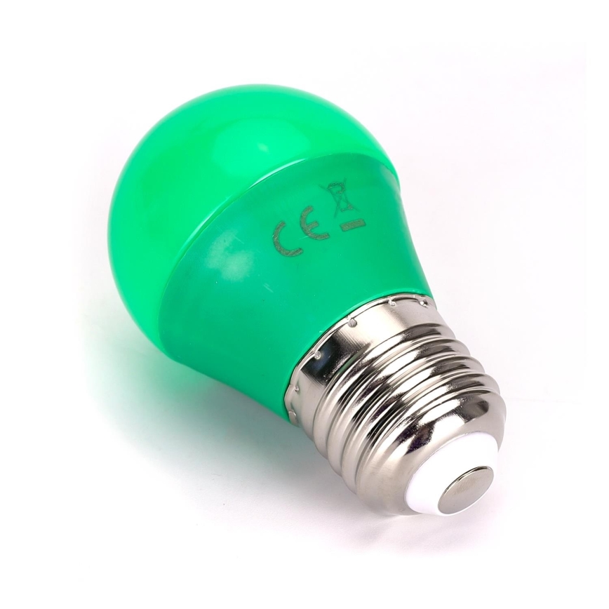 Bombilla LED G45 E27/4W/230V verde - Aigostar