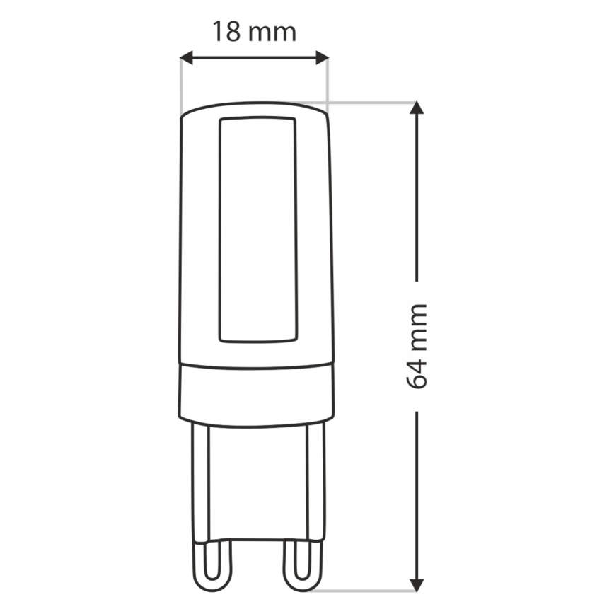 Bombilla LED G9/10W/230V 4200K