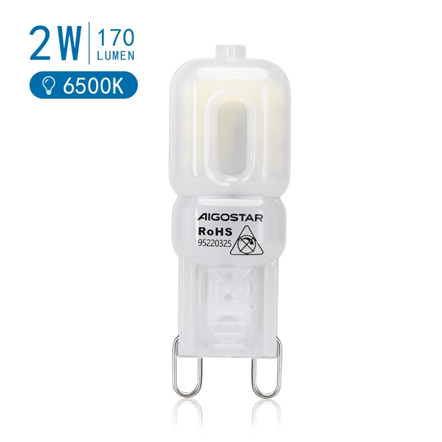 Bombilla LED G9/2W/230V 6500K - Aigostar
