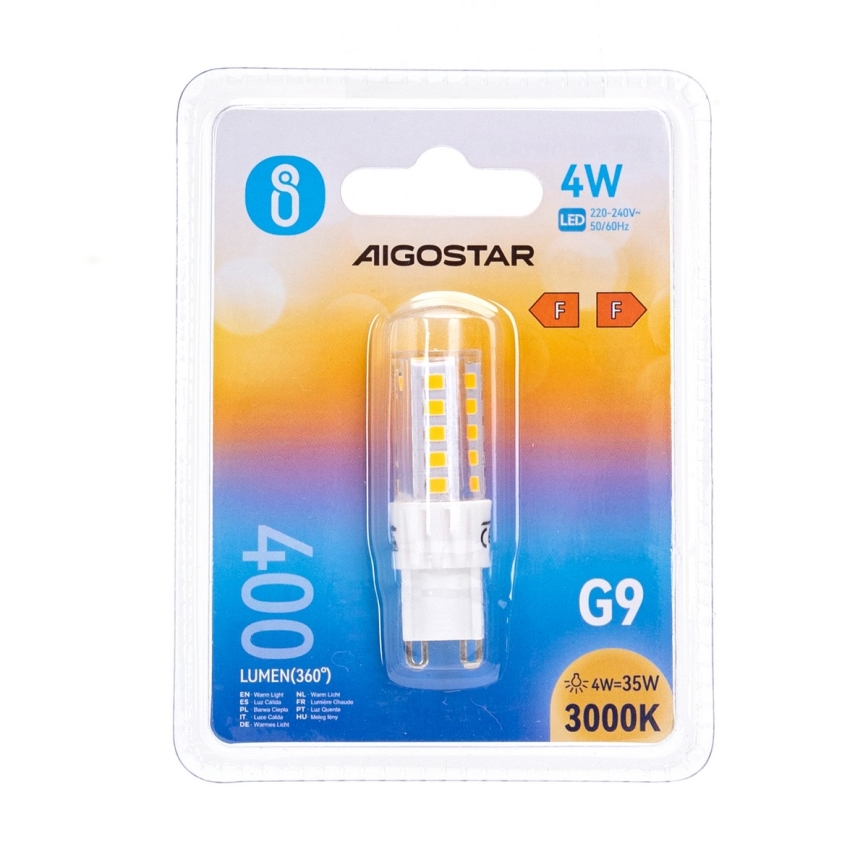 Bombilla LED G9/4W/230V 3000K - Aigostar