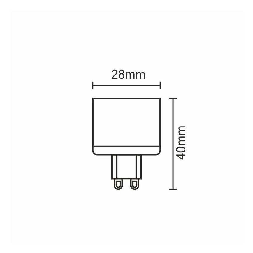 Bombilla LED G9/5W/230V 4000K
