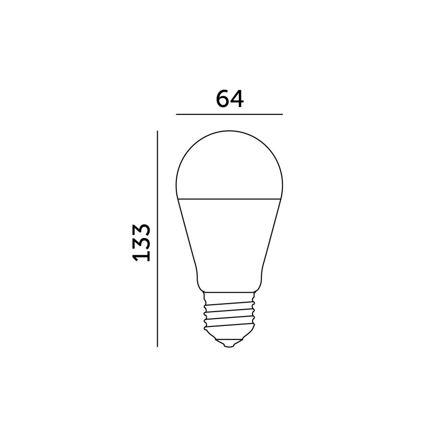 Bombilla LED GS E27/17W/230V 3000K