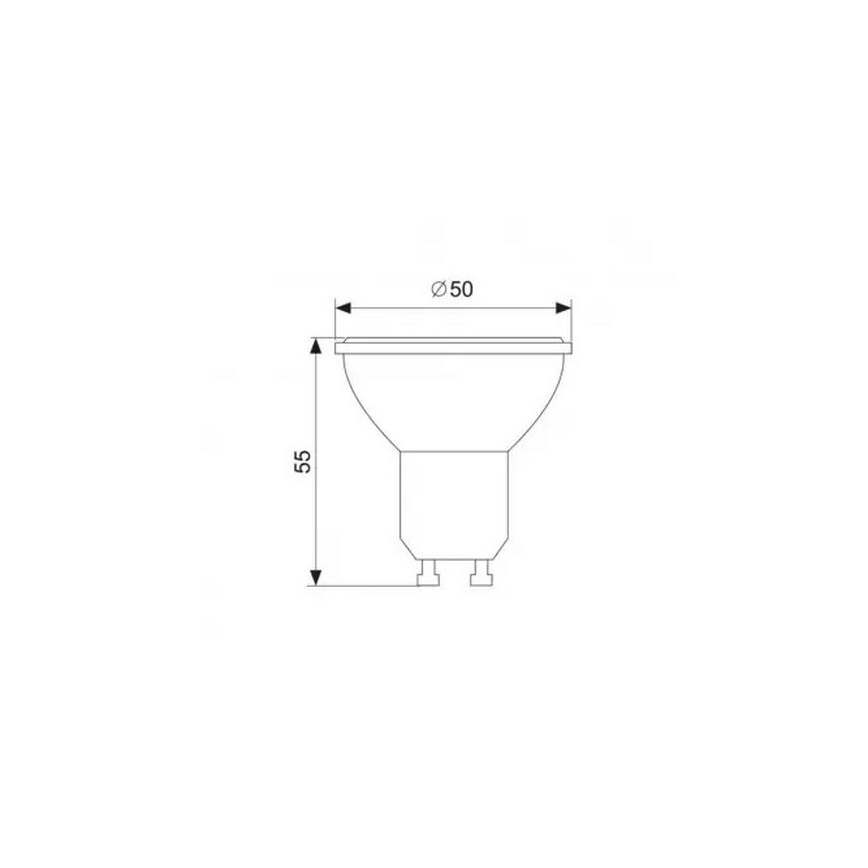 Bombilla LED GU10/7W/230V 6500K