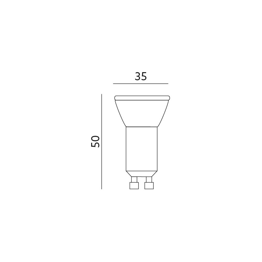 Bombilla LED GU10-MR11/4W/230V 4000K