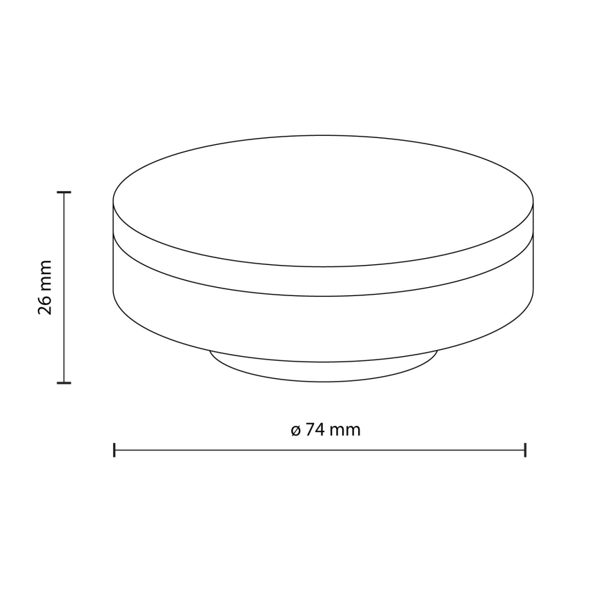 Bombilla LED GX53/8W/230V 4000K
