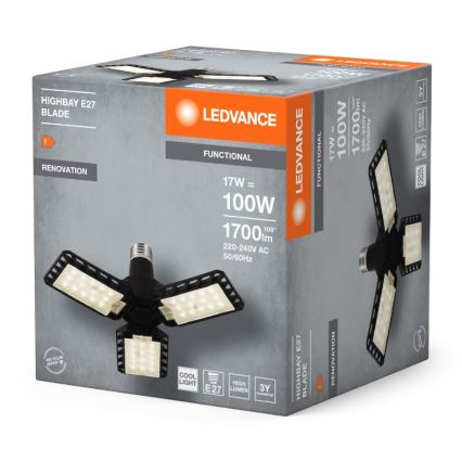 Bombilla LED HIGHBAY E27/17W/230V 4000K - Ledvance