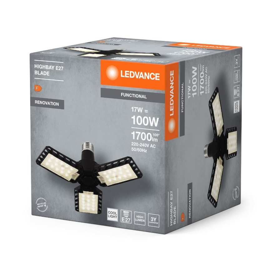 Bombilla LED HIGHBAY E27/17W/230V 4000K - Ledvance