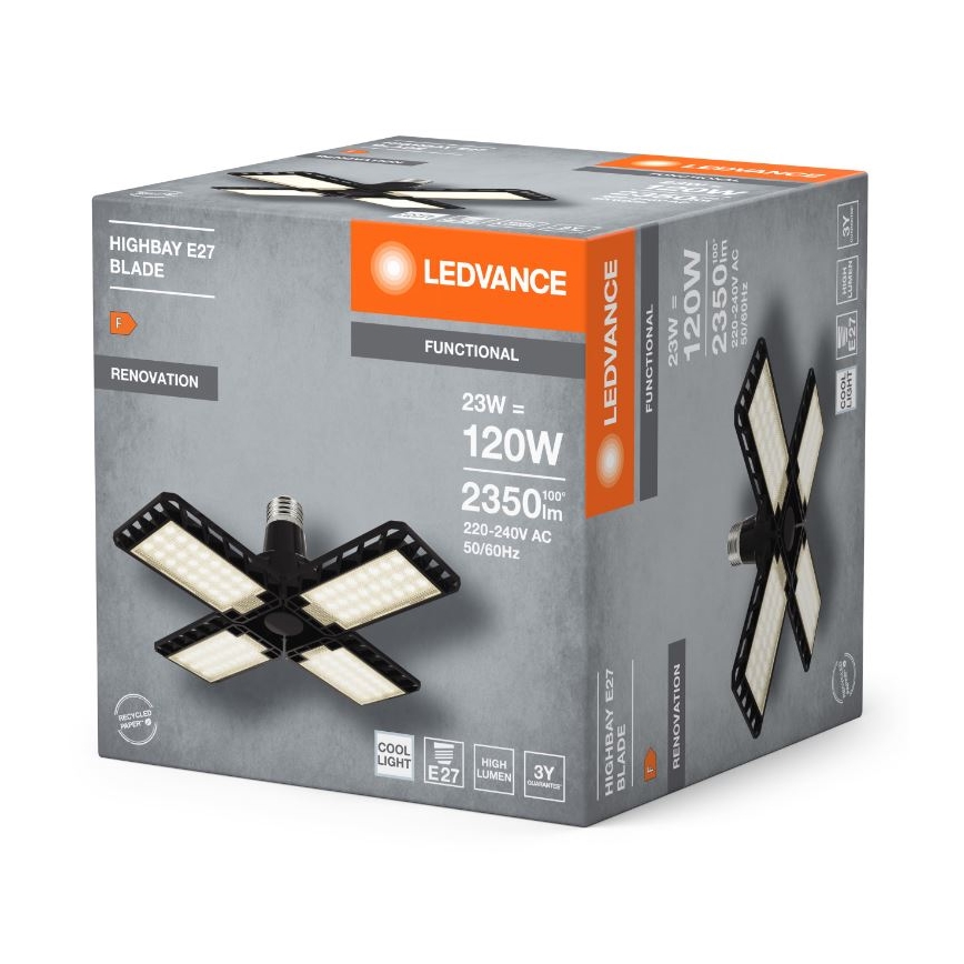 Bombilla LED HIGHBAY E27/23W/230V 4000K - Ledvance