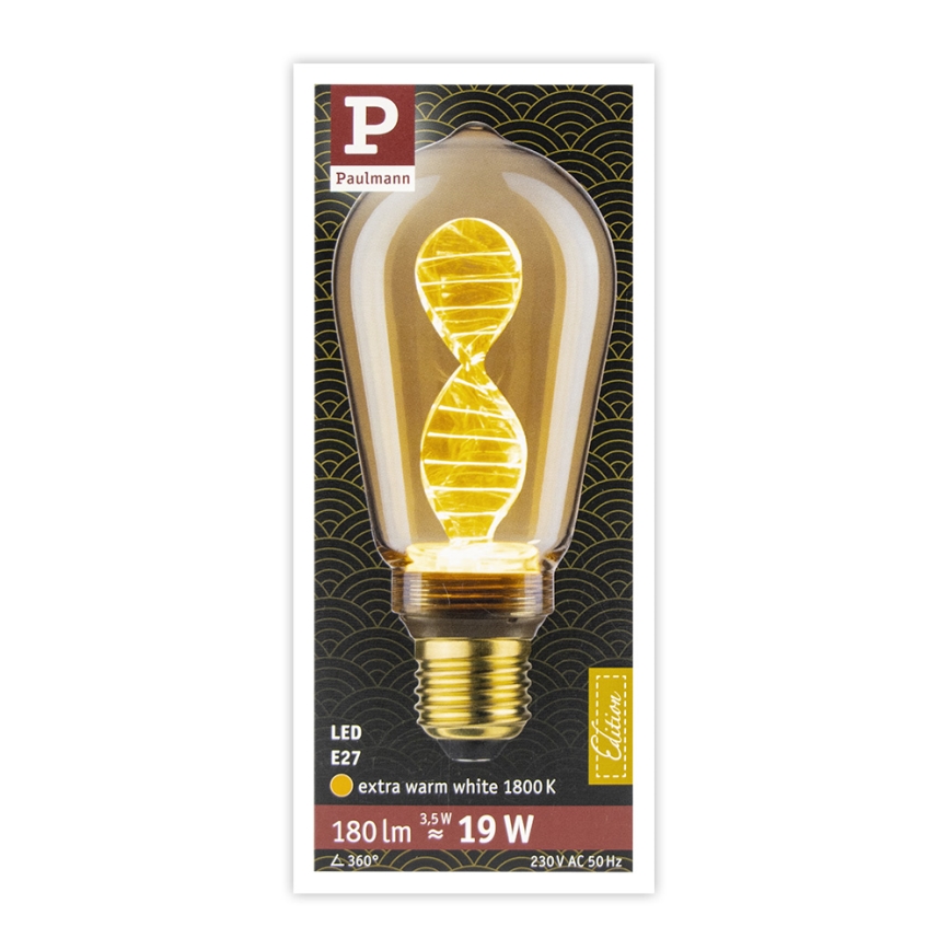 Bombilla LED INNER ST64 E27/3,5W/230V 1800K - Paulmann 28885