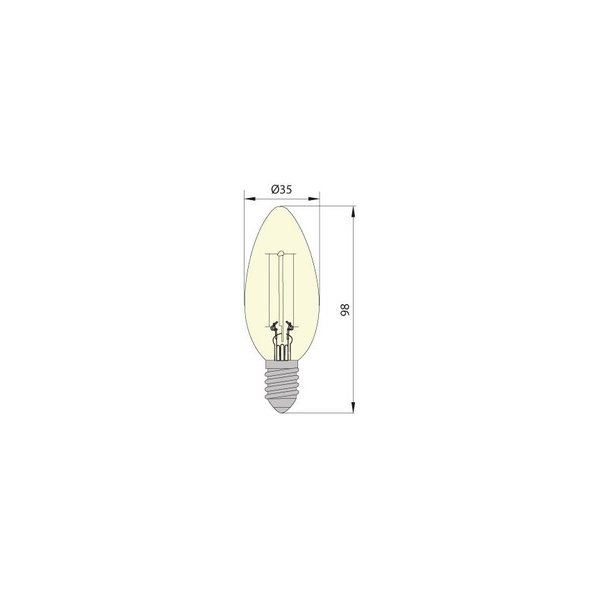 Bombilla LED LEDSTAR CLASIC E14/5W/230V 3000K