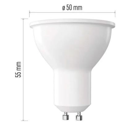 Bombilla LED MR16 GU10/3W/230V 4000K Clase energética A
