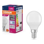 Bombilla LED P40 E14/4,9W/230V 4000K - Osram