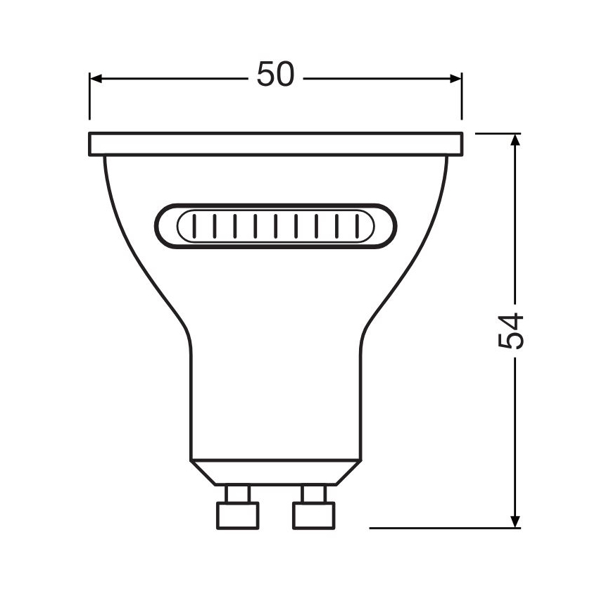Bombilla LED PAR16 GU10/4,2W/230V 2700/4000/6500K 36° - Osram