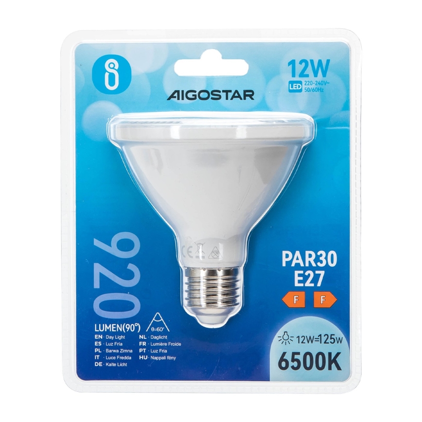 Bombilla LED PAR30 E27/12W/230V 6500K - Aigostar
