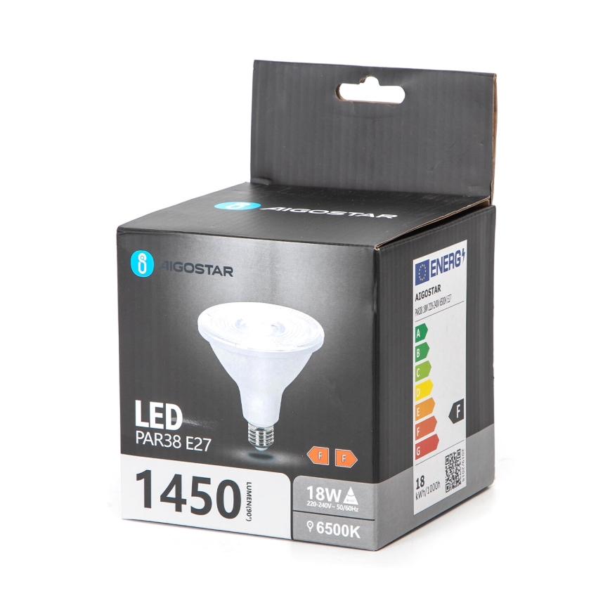Bombilla LED PAR38 E27/18W/230V 6500K - Aigostar