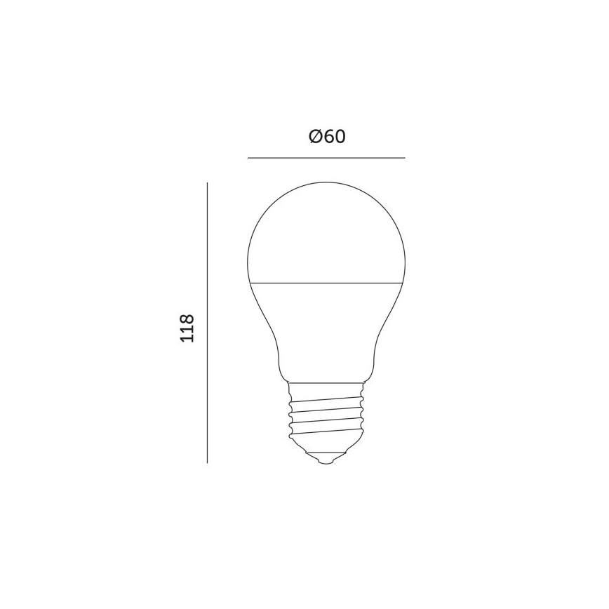 Bombilla LED para cultivo de plantas PLANTY E27/11W/230V 1200K blanco