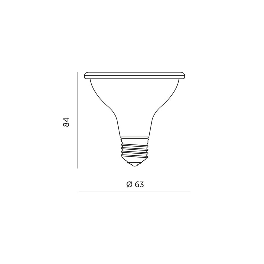 Bombilla LED para cultivo de plantas PLANTY E27/7W/230V 1200K blanco