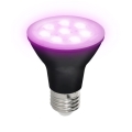 Bombilla LED para cultivo de plantas PLANTY E27/7W/230V 1200K negro