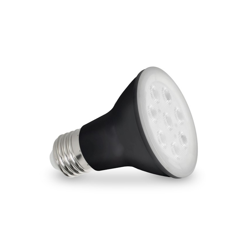 Bombilla LED para cultivo de plantas PLANTY E27/7W/230V 1200K negro