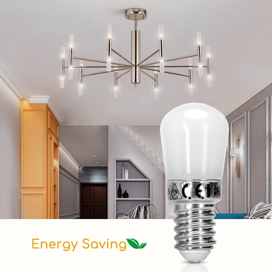 Bombilla LED para frigorífico T22 E14/2W/230V 6500K - Aigostar