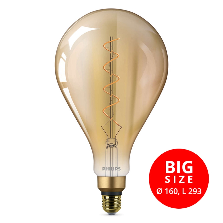 Bombilla LED Philips E27/5W/230V 2000K - VINTAGE
