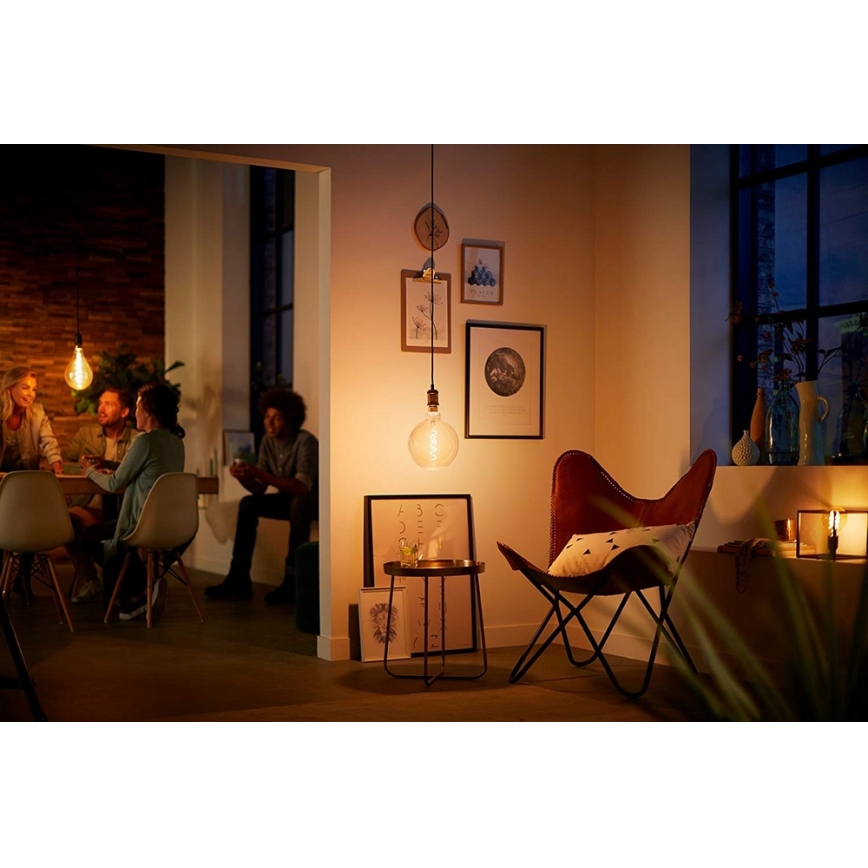 Bombilla LED Philips E27/5W/230V 2000K - VINTAGE