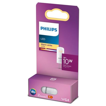 Bombilla LED Philips G4/1W/12V 2700K