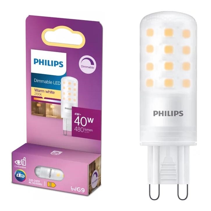 Bombilla LED Philips G9/4W/230V 2700K