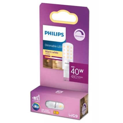 Bombilla LED Philips G9/4W/230V 2700K